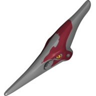 Lego dinosaurus - hlava Pteranodona, tmavě modro šedá (6222243, 6112954)